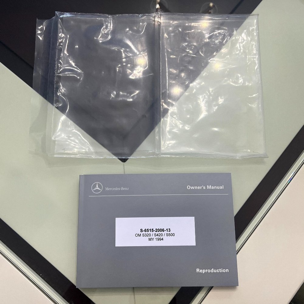 1994 Mercedes S Class Owner's Manual
